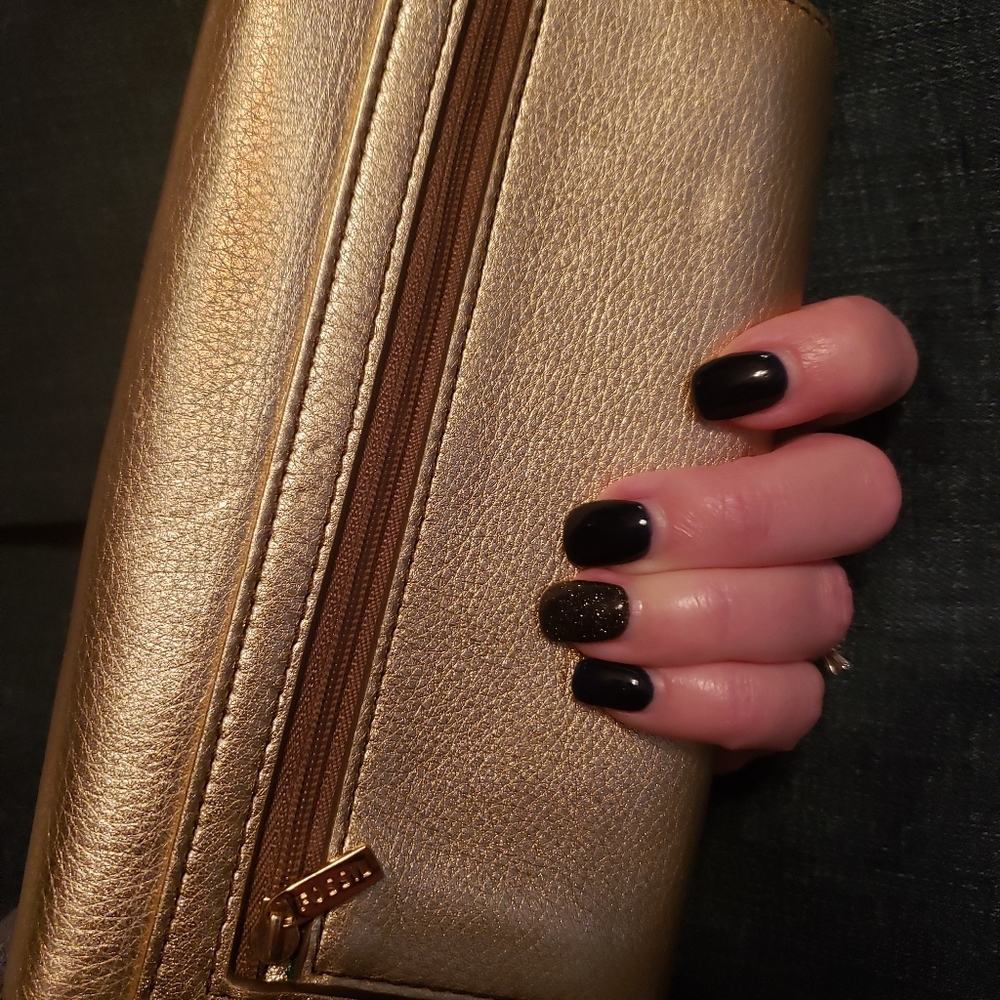 Vintiage Gold Fossil Wallet
